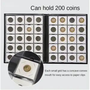 PCCB Professional Coin Album for 200 Coin capacity