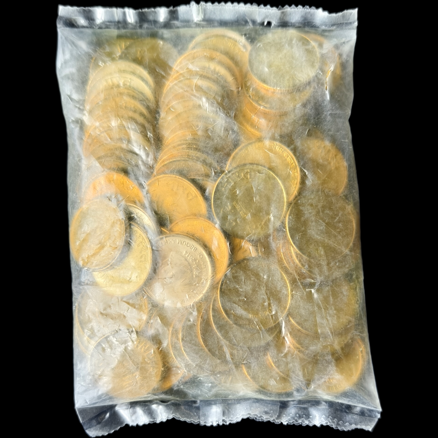 5 Rupees Begam Aktar Bombay Mint Sealed Packet of 100 Coins