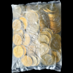 5 Rupees Begam Aktar Bombay Mint Sealed Packet of 100 Coins