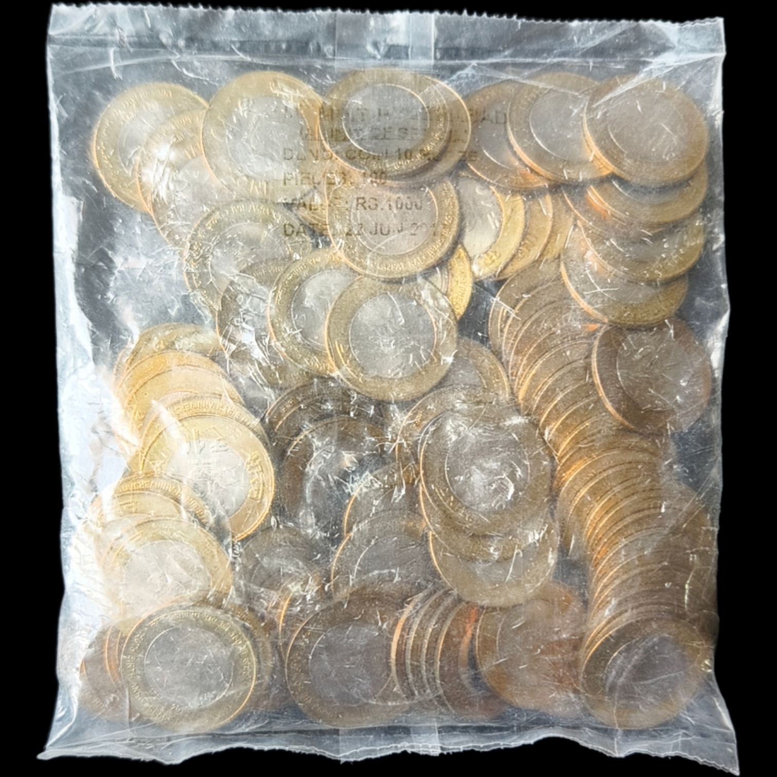 10 Rupees Lala Lajpat Rai Hyderabad Mint Sealed Packet of 100 Coins