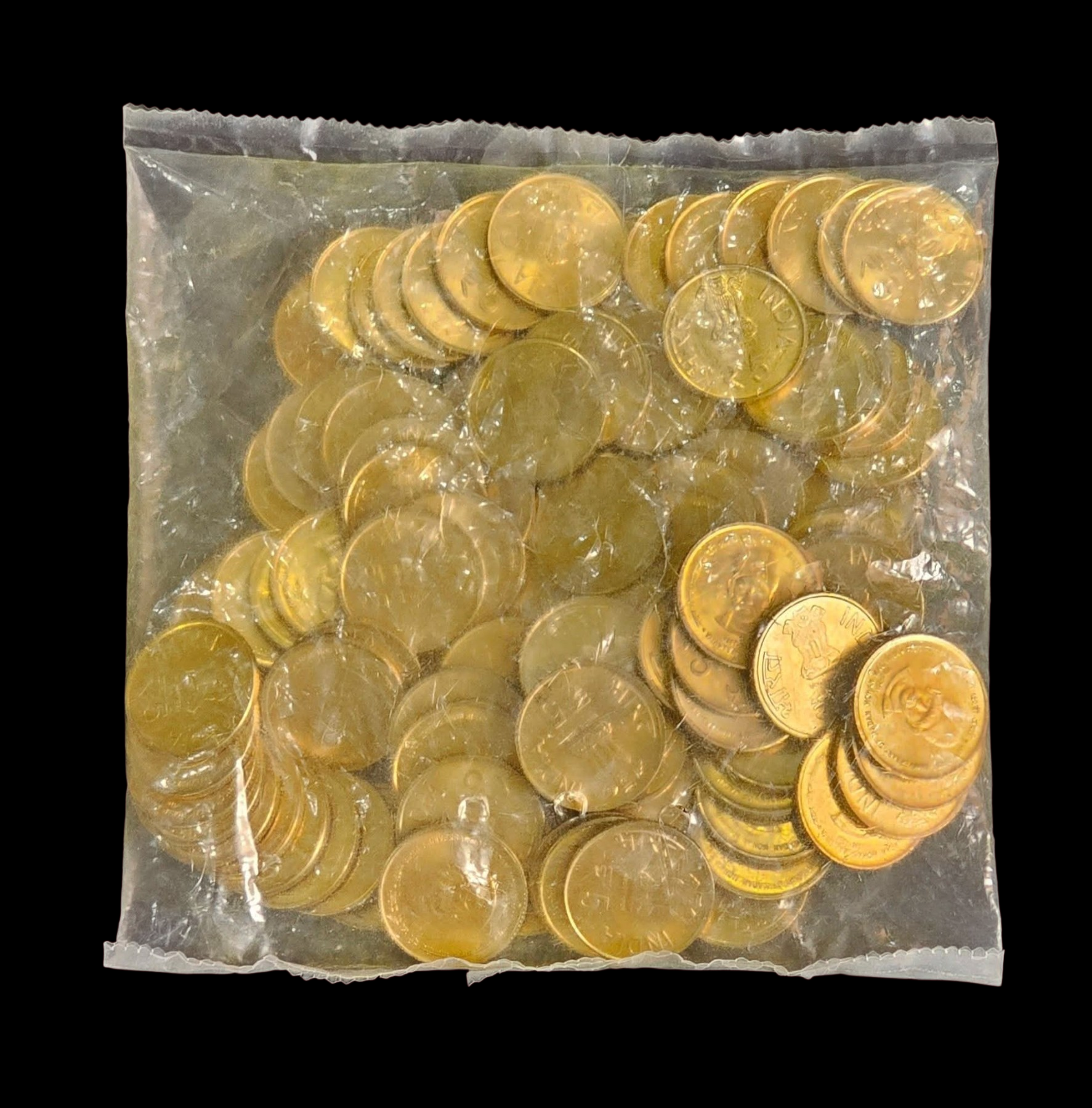 Rare 5 Rupess Madan Mohan Malaviya M-Mint Mark Packet of 100 Coins