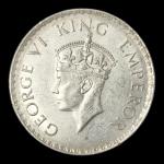 1 Rupees 1938 Rare George VI King Emperor UNC Coin