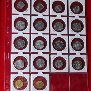 5-10-20 Paise set of 18 Gem UNC Coins