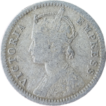 1/4 Rupees Victoria Empress 1898