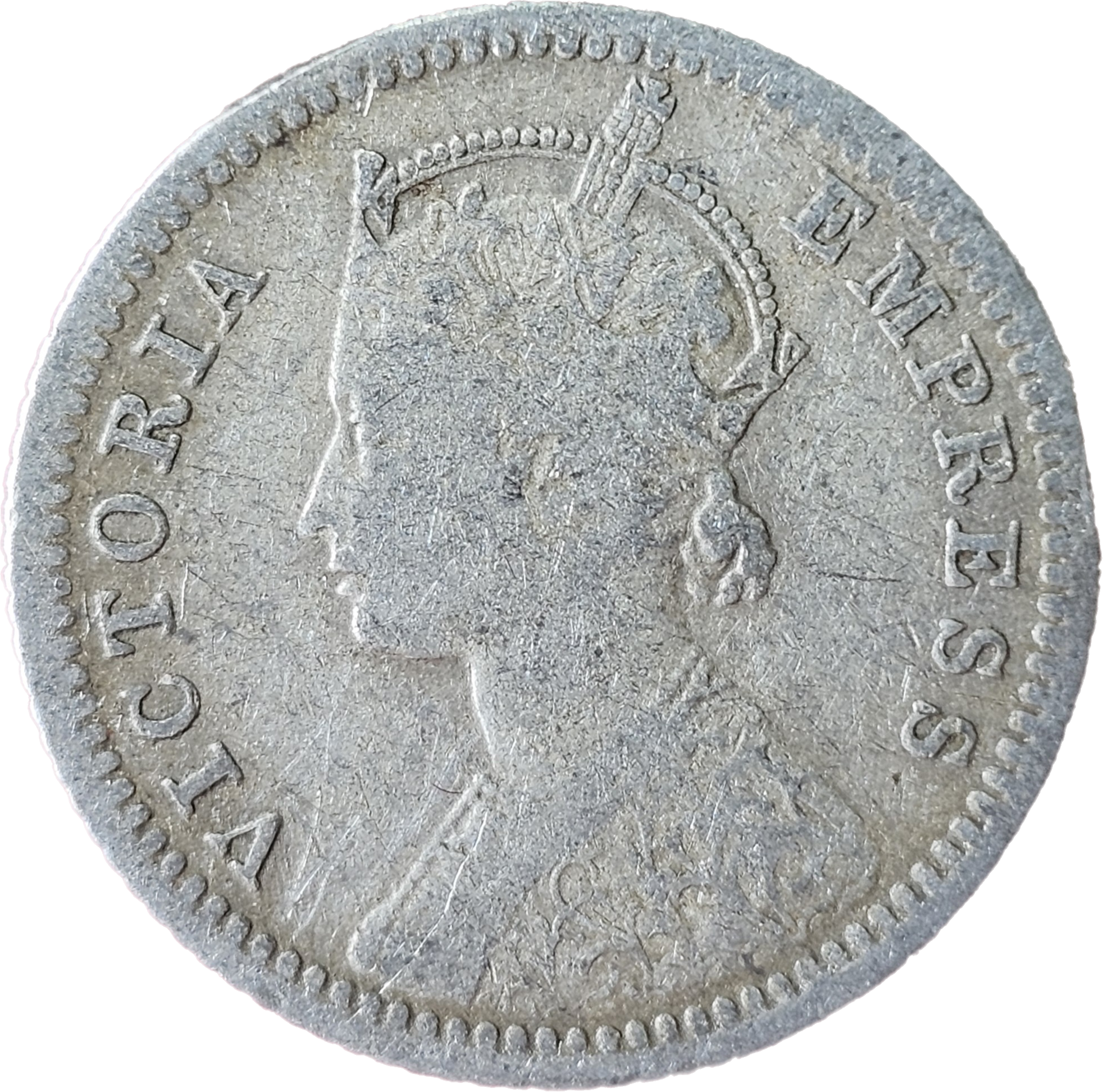 1/4 Rupees Victoria Empress 1898