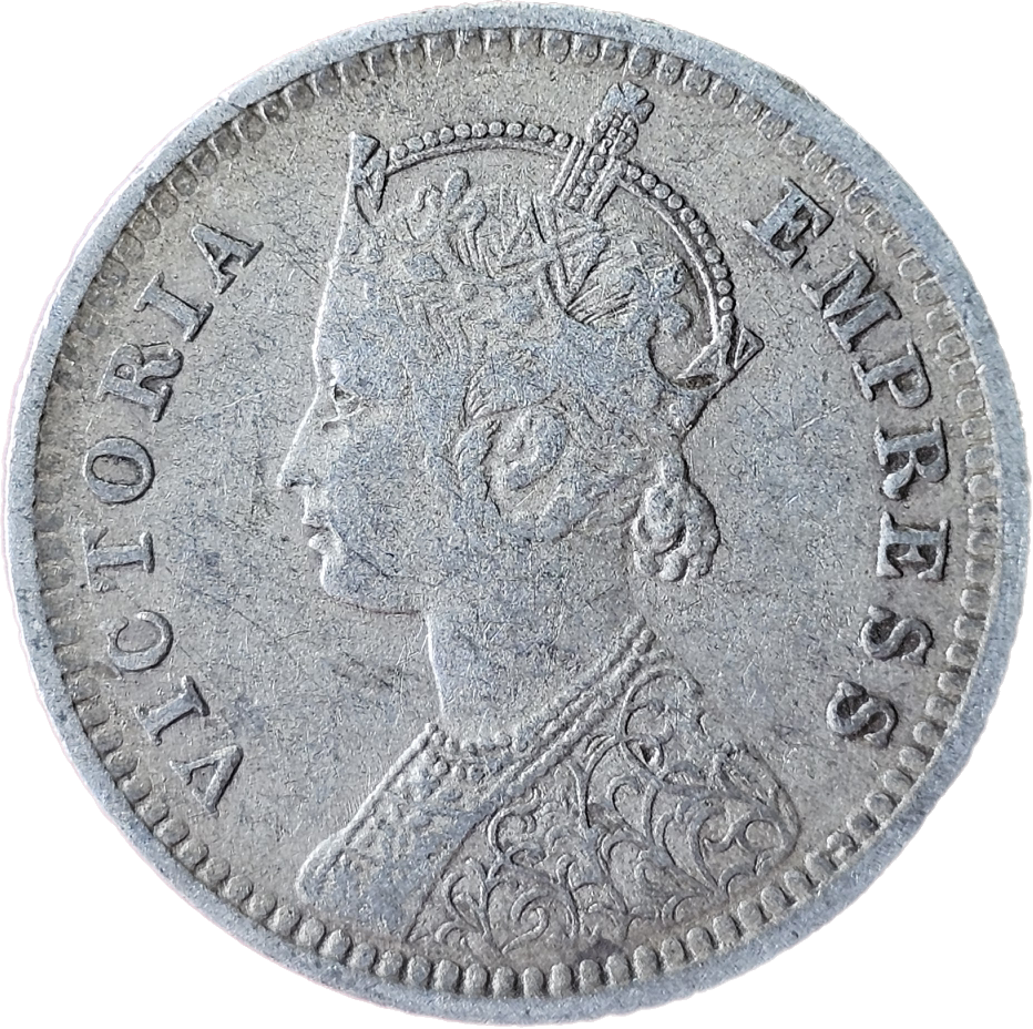 1/4 Rupees Victoria Empress 1894