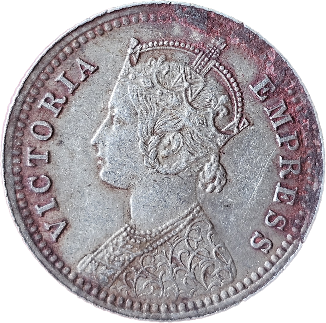 1/4 Rupees Victoria Empress 1882