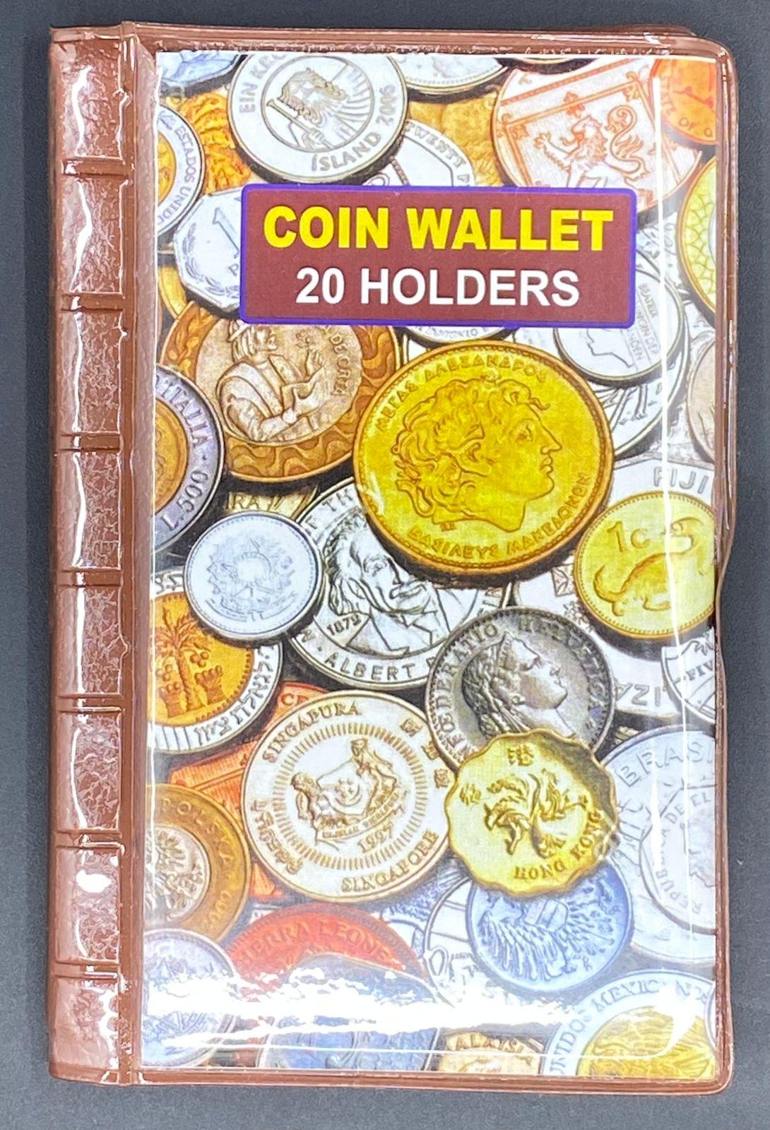 Coin Album 20 Pocket for Coins Collection