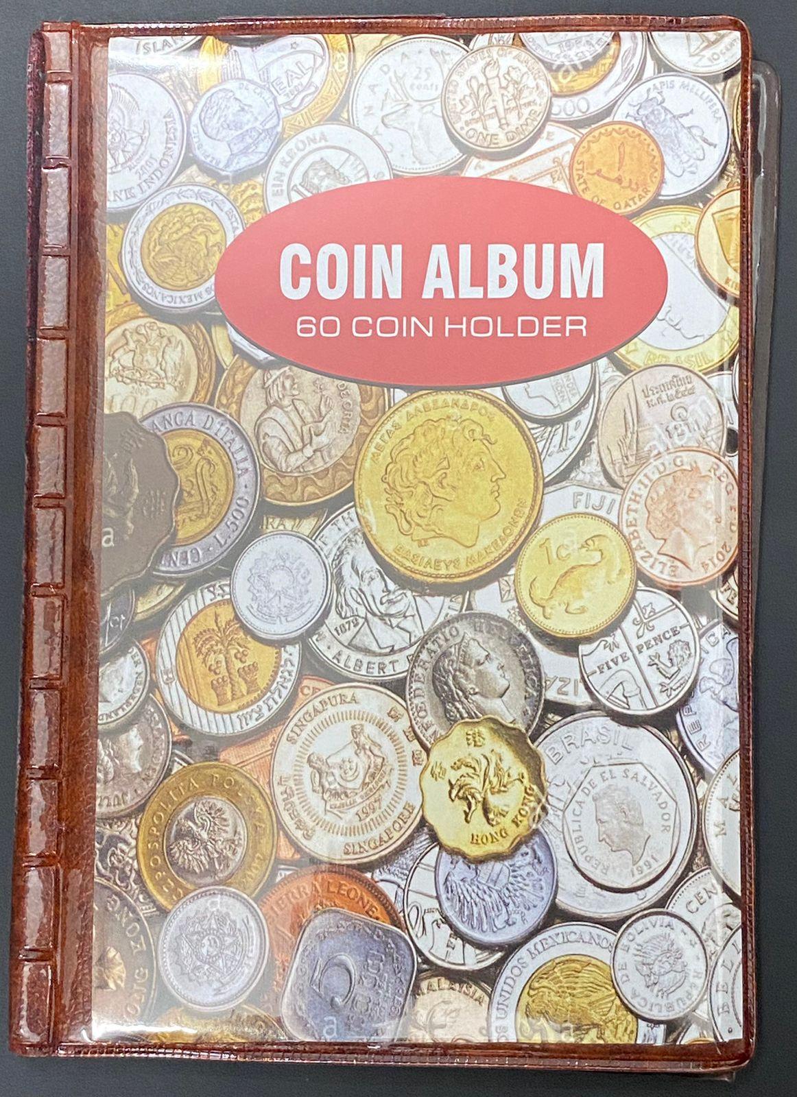 Coin Album 60 Pocket for Coins Collection