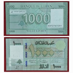 Lebanon 1000 livres Gem UNC banknote