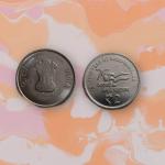 2 RUPEES AKAM -2024 UNC COIN