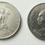 1 Rupee - MAHATMA GANDHI 1869 - 1948- 1 No - UNC
