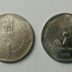 1 Rupee - CARE FOR THE GIRL CHILD (SAARC YEAR)- 1 No - UNC
