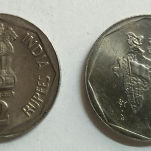 2 Rupee - National Integration- 1 No - UNC