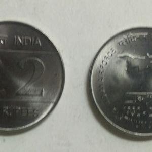 2 Rupee - Indian Air Force Platinum Jubilee- 1 No - UNC