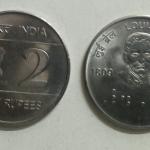 2 Rupee - Louis Braille- 1 No - UNC