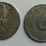 2 Rupee - Water for life World Food Day- 1 No - UNC