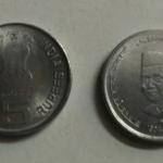 5 Rupee - Lal Bahadur Shastri Birth Centenary- 1 No - UNC