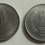 5 Rupee - Jagath Guru Sree Narayana Gurudev- 1 No - UNC