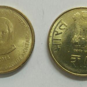 5 Rupee - Saint Alphonsa - 1 No - UNC