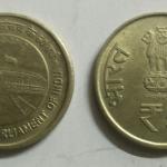5 Rupee - 60 years of Commonwealth- 1 No - UNC