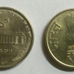 5 Rupee - 60 years of Kolkata Mint- 1 No - UNC