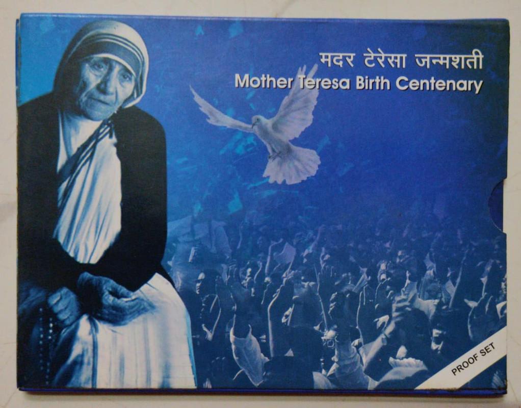 Mother Teresa Birth centenary Rs.100 Rs.5  (Proof set)