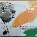125th Birth Anniv.of Jawaharlal Nehru Rs.125 Rs.5 (Proof Set)