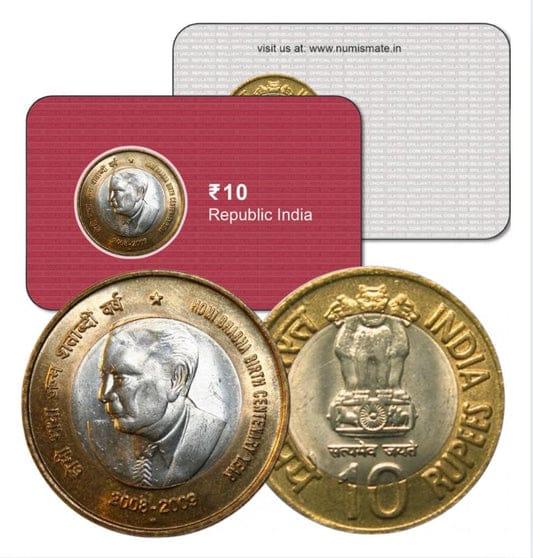 Homi Bhabha Brith Centenary ATM card Rs.10 (Pvt)