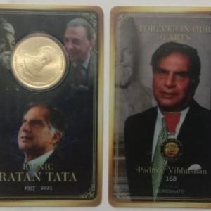 Iconic Ratan Tata ATM card Rs.5 (Pvt)