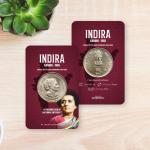 Indira Gandhi -1985  ATM card Rs.5 (Pvt)