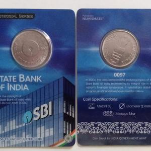 STATE BANK OF INDIA (SBI)ATM CARD RS.5 (Pvt)