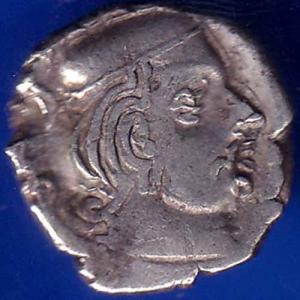 Ancient India Kshatrap Dynasty Kings Portrait Silver Coin ANH1501