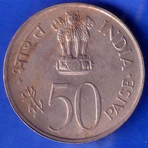 Republic Of India 1945-1995 Food And Agriculture Organization 5 Rupee Bombay Mintr Coin ANH63