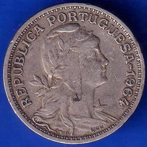 Republica Portugal 50 centavos 1964 rare coin ANH1311