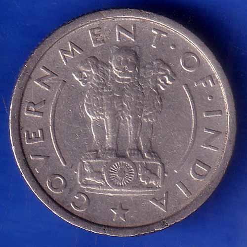 Government of India 1954 half Rupee Coin ANH3061