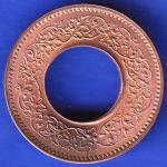 British India 1943 George Vi King One Pice Coin anh3213