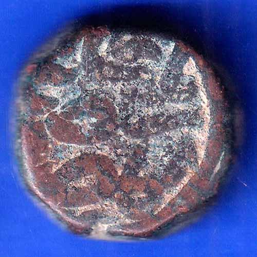 Mughals Akbar Narnol Mint One Dam Rare Copper Coin ANH3015