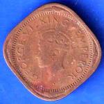 BRITISH INDIA 1942 GEORGE VI 2 ANNAS COIN ANH3117