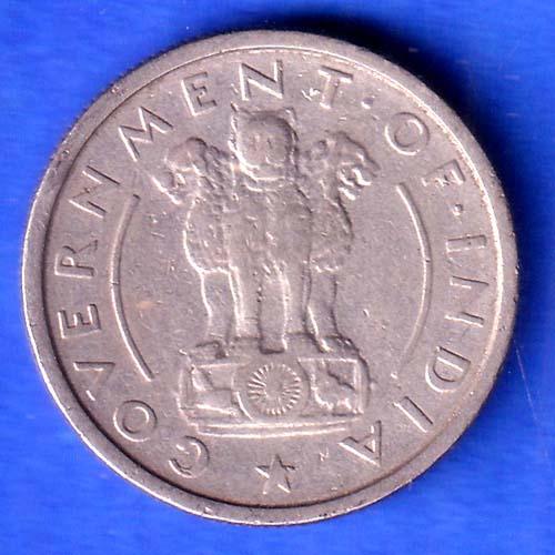 Government Of India 1/2 Rupee Of 1954 Coin SK1017