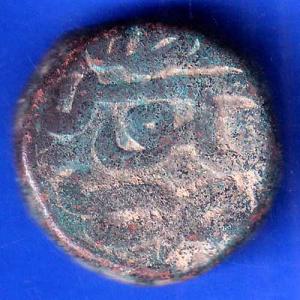Mughals Akbar Narnol Mint One Dam Rare Copper Coin ANH3015