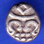 TRAVANCORE STATE RAJARAM VERMA IV SILVER CHUKRAM COIN ANH3214