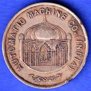 TOKEN – J.H.SOMERVILLE AUTOMATIC MACHINE CO. [INDIA] INDIA BURMA AND CEYLON 25 HSK71