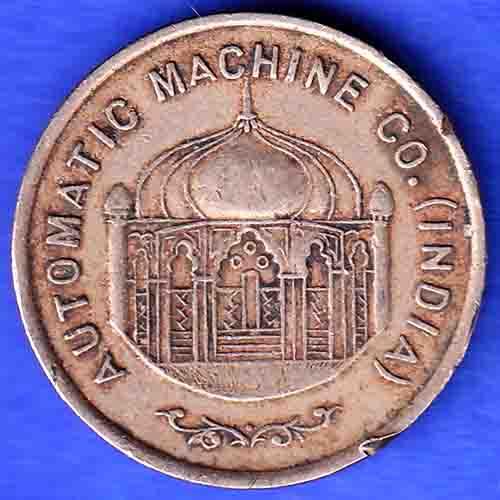 TOKEN – J.H.SOMERVILLE AUTOMATIC MACHINE CO. [INDIA] INDIA BURMA AND CEYLON 25 HSK71
