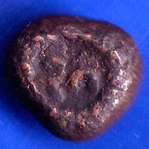 Mysore State Right Elephant ONE Kasu Copper Coin ANH1415