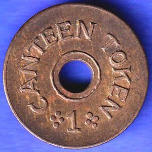 canteen token: D.C.C. SIKA 1 TOKEN SK574