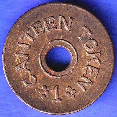 canteen token: D.C.C. SIKA 1 TOKEN SK574