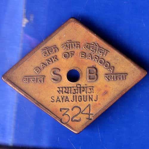 BANK TOKEN : BANK OF BARODA 324 SAYAJIGUNJ BRANCH ANH1467