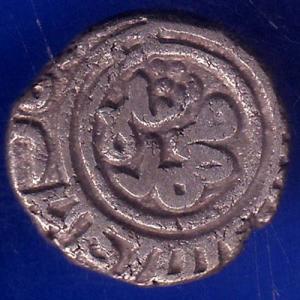 DELHI SULTAN ala al-Din Muhammad Shah billon 6 GANI RARE COIN ANH134