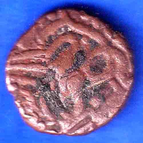 Ancient India Raja Raj Chola Chola Octopus Man Coin ANH3142